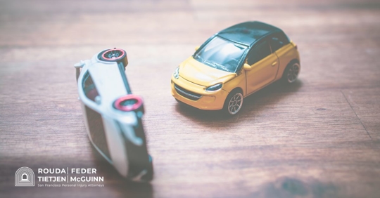 a two toy car accident