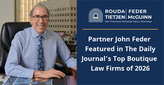 Partner John Feder Featured in The Daily Journal’s Top Boutique Law Firms of 2026