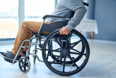 Man in wheelchair