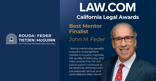 John Feder Named Best Mentor Finalist in Law.com's 2026 California Legal Awards